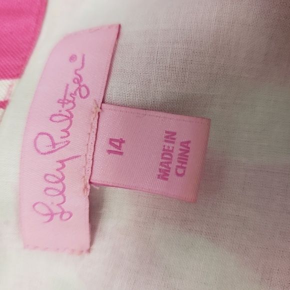 Lilly Pulitzer jacqueline hibiscus dress gather 14 - Picture 6 of 7